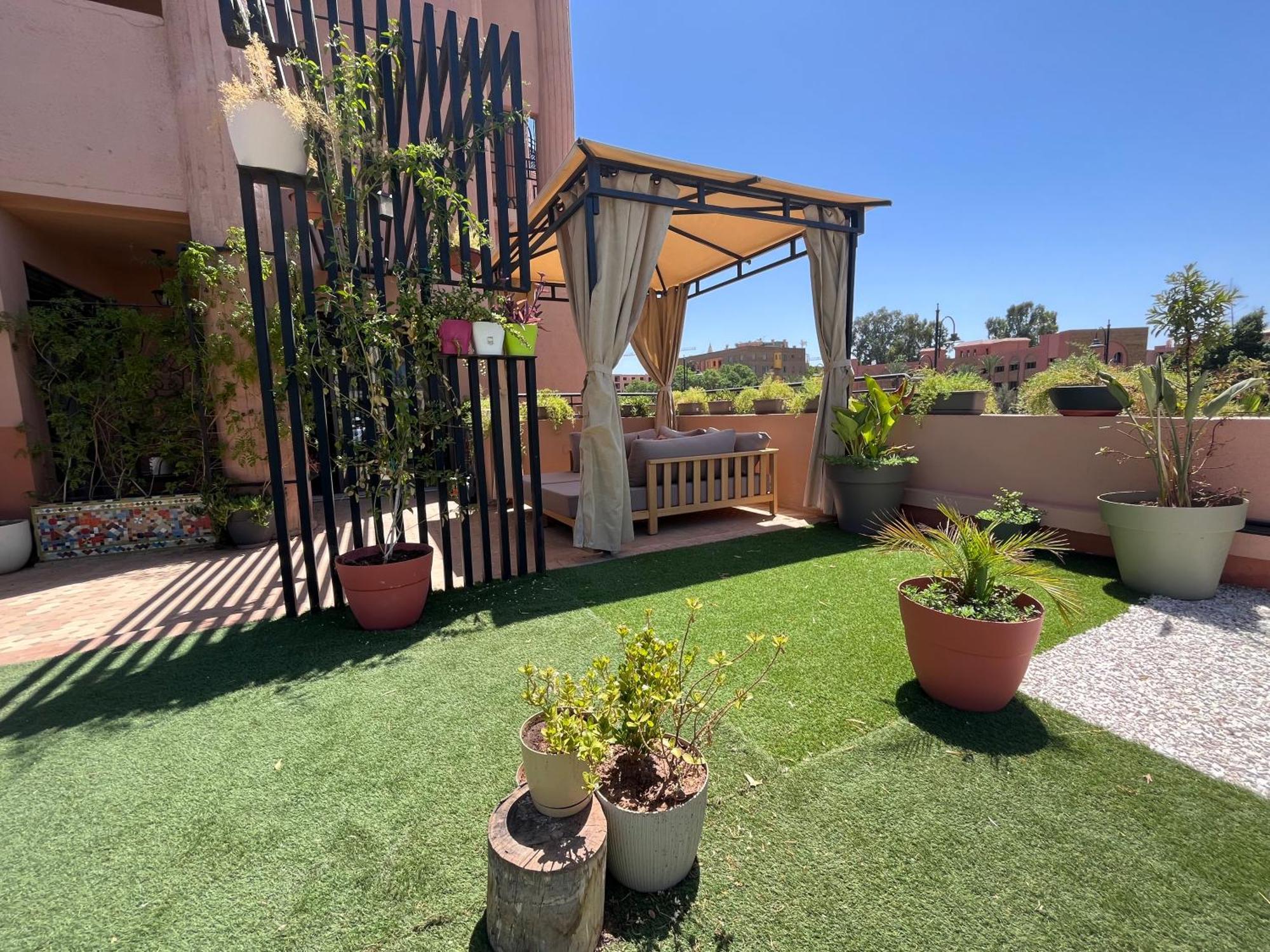 Апартаменти Marrakech M Avenue Terrasse Jardin Марракеш Екстер'єр фото